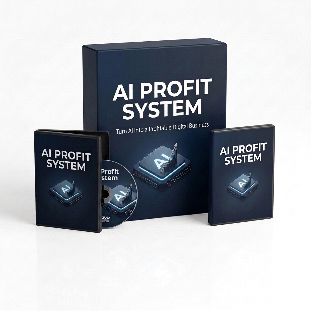 AI Profit System course box set and disc case